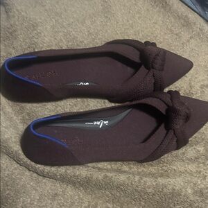 Rothy's Deep maroon/brown Knot Flats